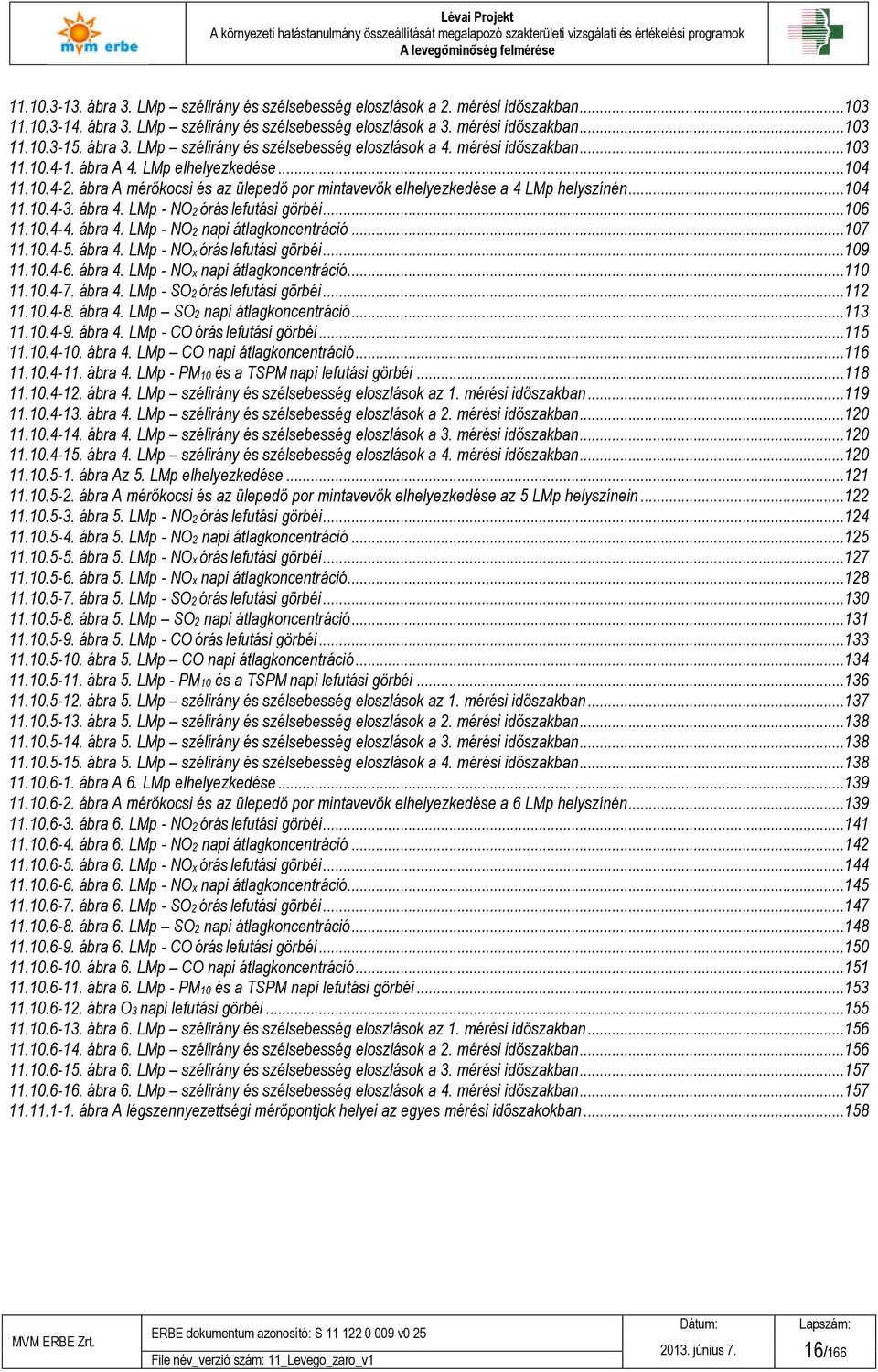 LMp - NO2 órás lefutási görbéi...106 11.10.4-4. ábra 4. LMp - NO2 napi átlagkoncentráció...107 11.10.4-5. ábra 4. LMp - NOx órás lefutási görbéi...109 11.10.4-6. ábra 4. LMp - NOx napi átlagkoncentráció.