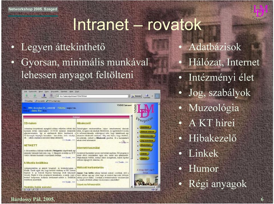 Internet Intézményi élet Jog, szabályok Muzeológia A KT