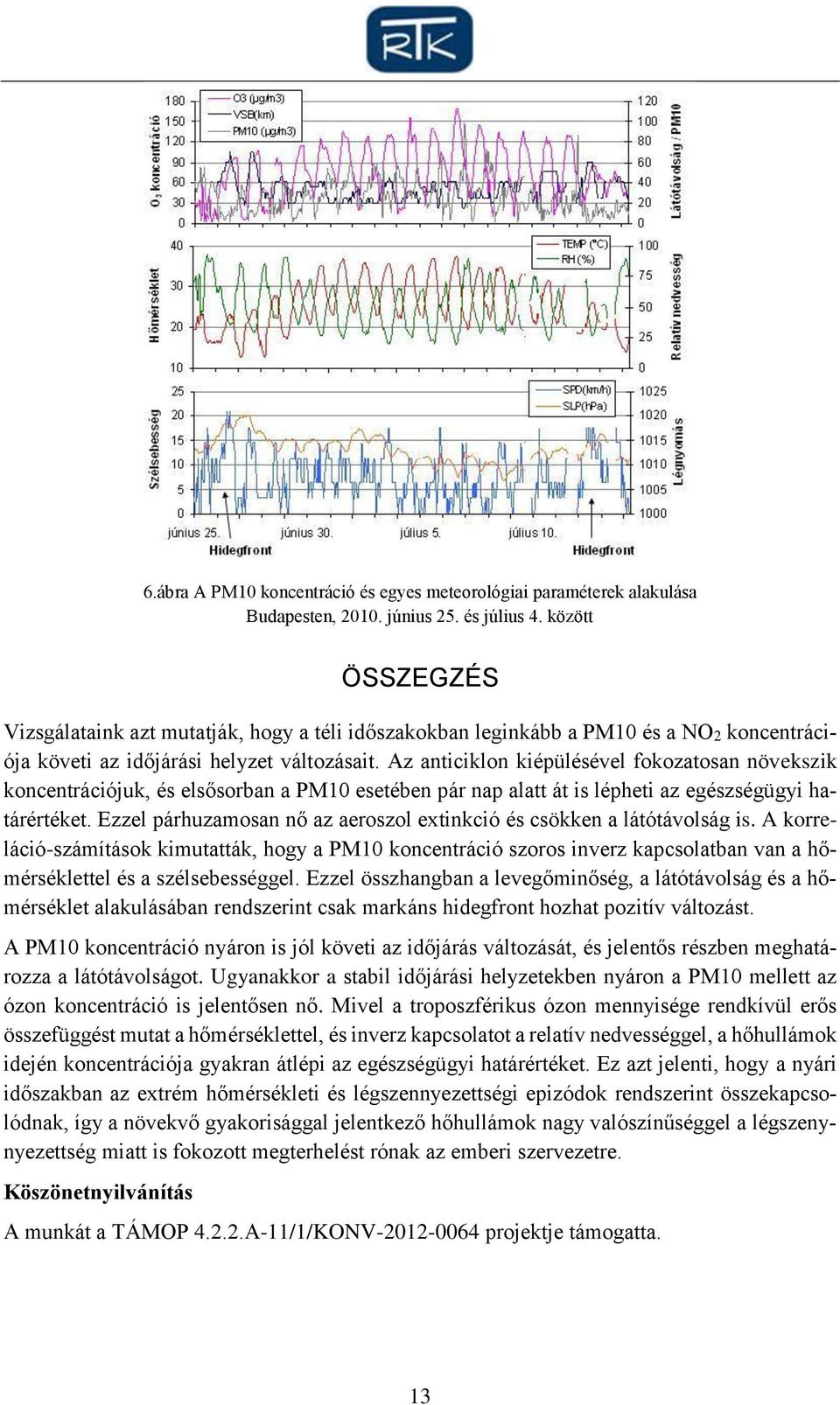 Az anticiklon kiépülésével fokozatosan növekszik koncentrációjuk, és elsősorban a PM10 esetében pár nap alatt át is lépheti az egészségügyi határértéket.