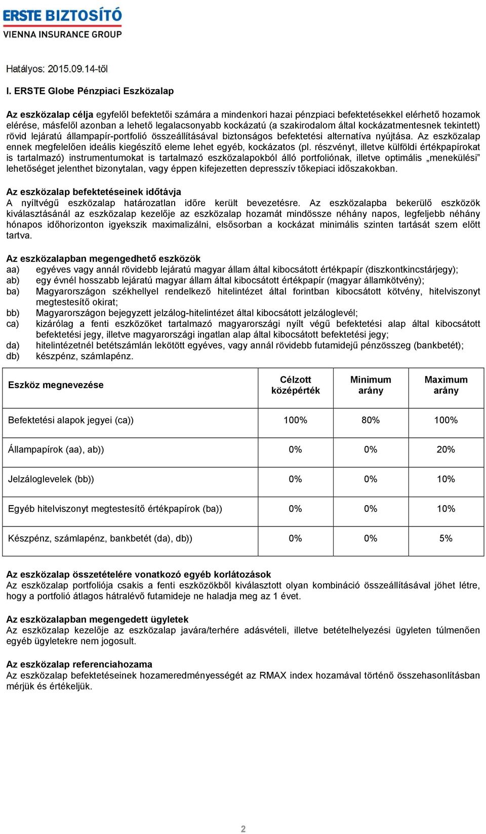 Az eszközalap ennek megfelelően ideális kiegészítő eleme lehet egyéb, kockázatos (pl.