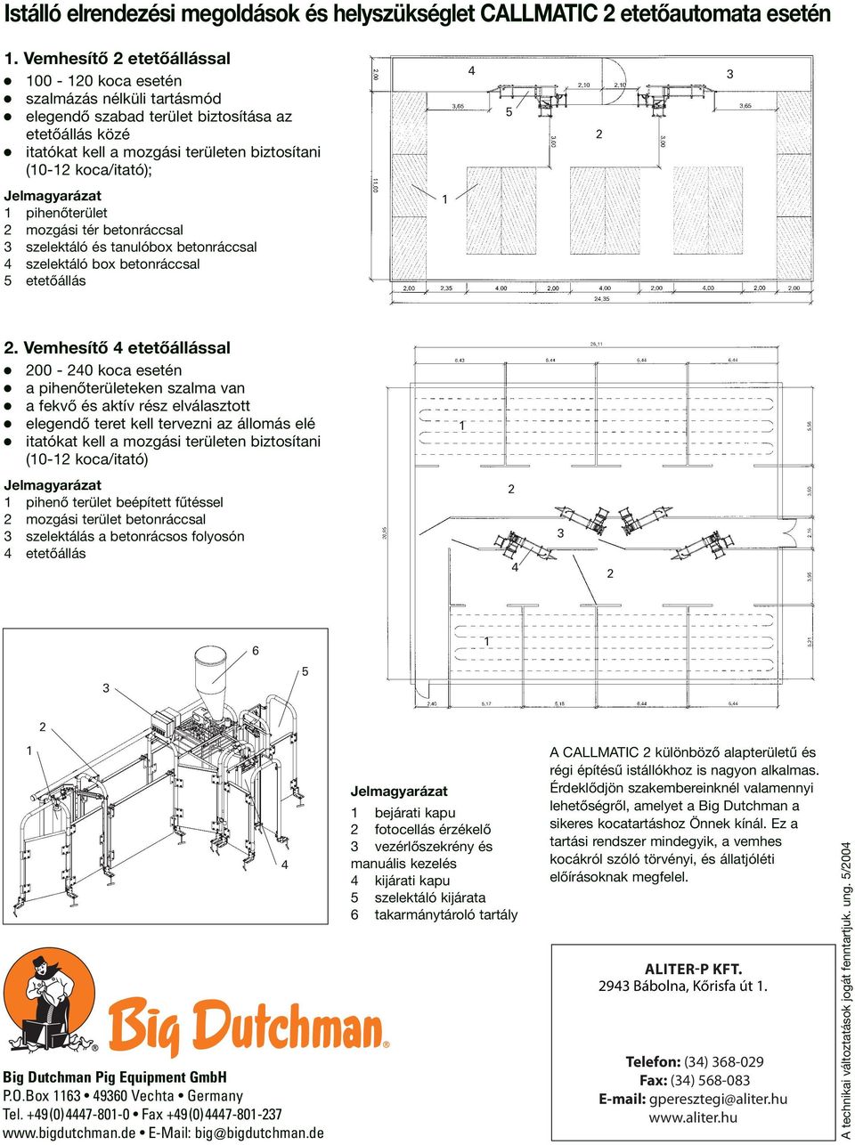 Jelmagyarázat pihenőterület mozgási tér betonráccsal 3 szelektáló és tanulóbox betonráccsal szelektáló box betonráccsal 5 etetőállás.