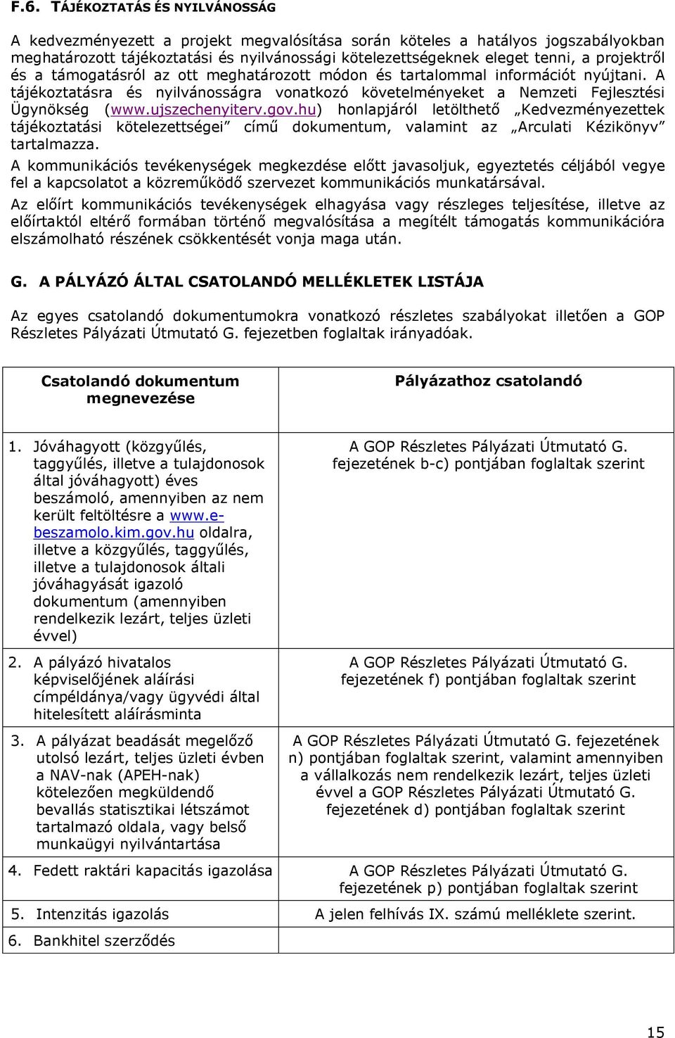 ujszechenyiterv.gov.hu) honlapjáról letölthető Kedvezményezettek tájékoztatási kötelezettségei című dokumentum, valamint az Arculati Kézikönyv tartalmazza.