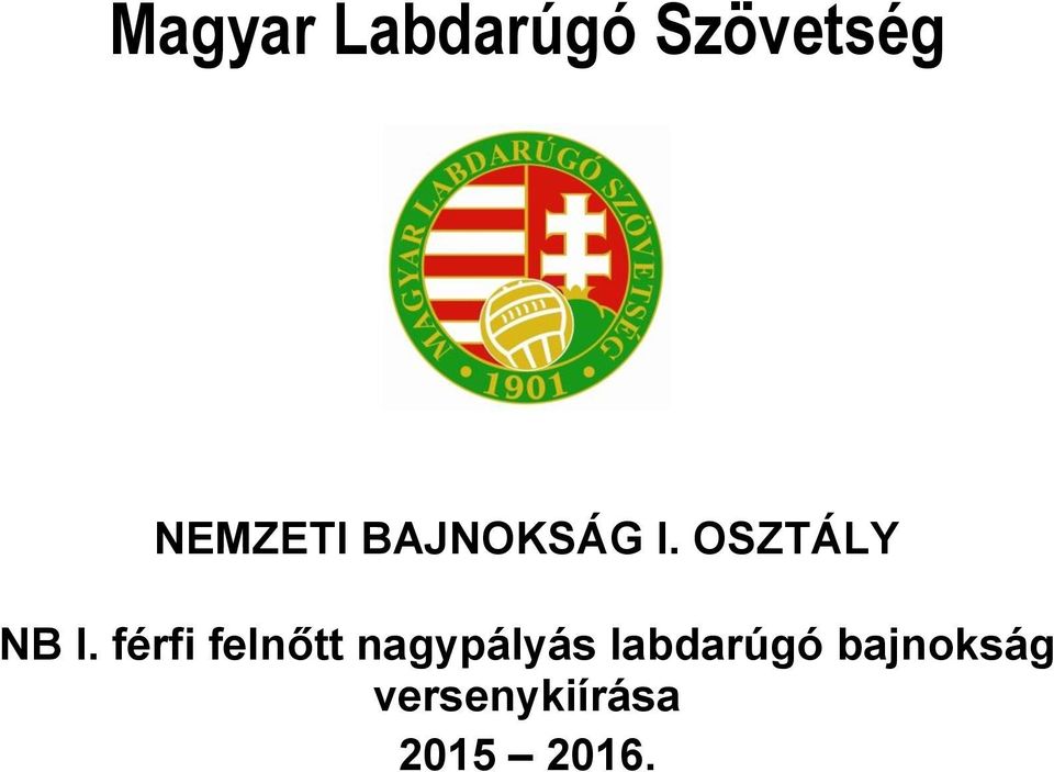 OSZTÁLY NB I.