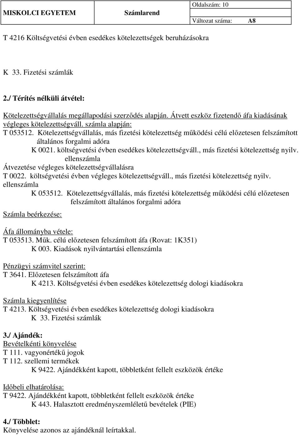 Kötelezettségvállalás, más fizetési kötelezettség működési célú előzetesen felszámított általános forgalmi adóra K 0021. költségvetési évben esedékes kötelezettségváll.