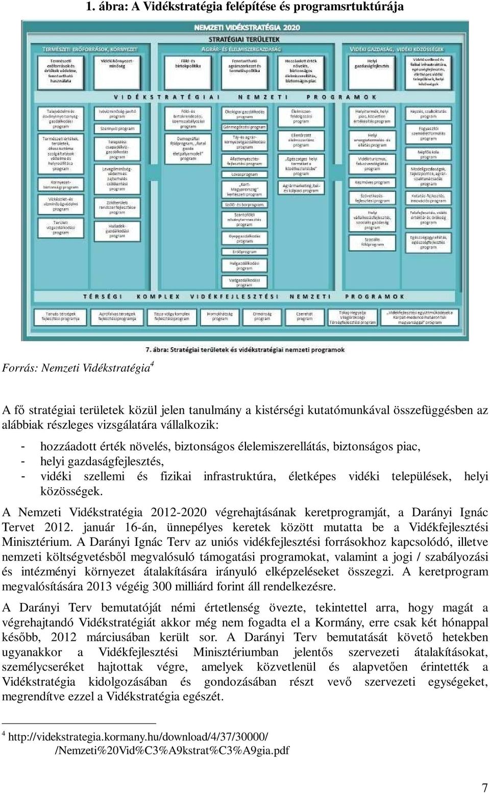 települések, helyi közösségek. A Nemzeti Vidékstratégia 2012-2020 végrehajtásának keretprogramját, a Darányi Ignác Tervet 2012.