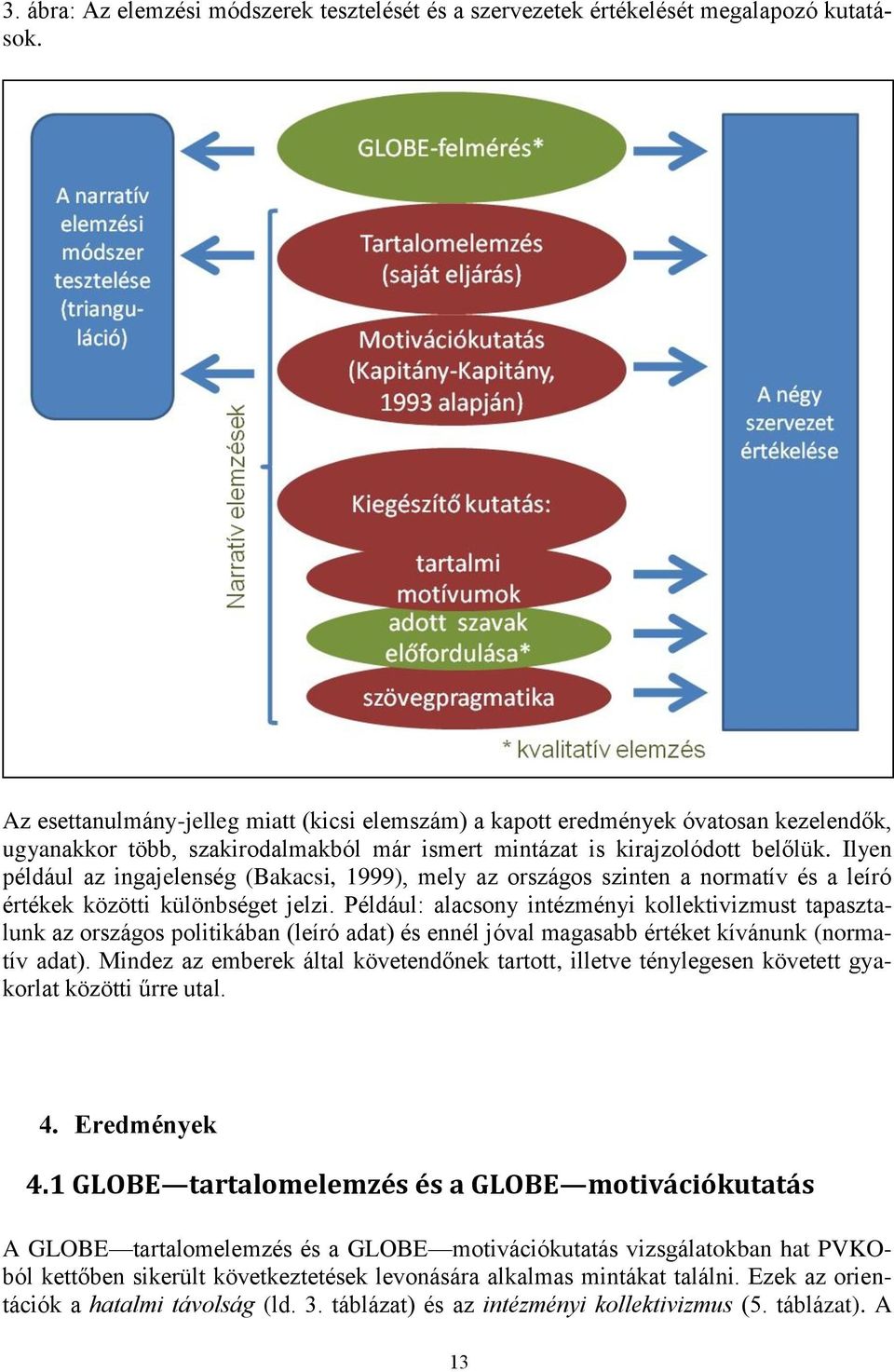 Ilyen például az ingajelenség (Bakacsi, 1999), mely az országos szinten a normatív és a leíró értékek közötti különbséget jelzi.