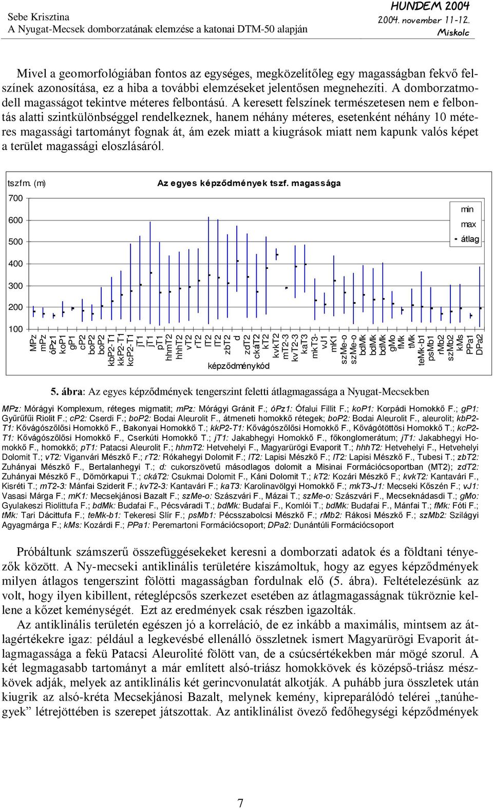 A keresett felszínek természetesen nem e felbontás alatti szintkülönbséggel rendelkeznek, hanem néhány méteres, esetenként néhány 10 méteres magassági tartományt fognak át, ám ezek miatt a kiugrások