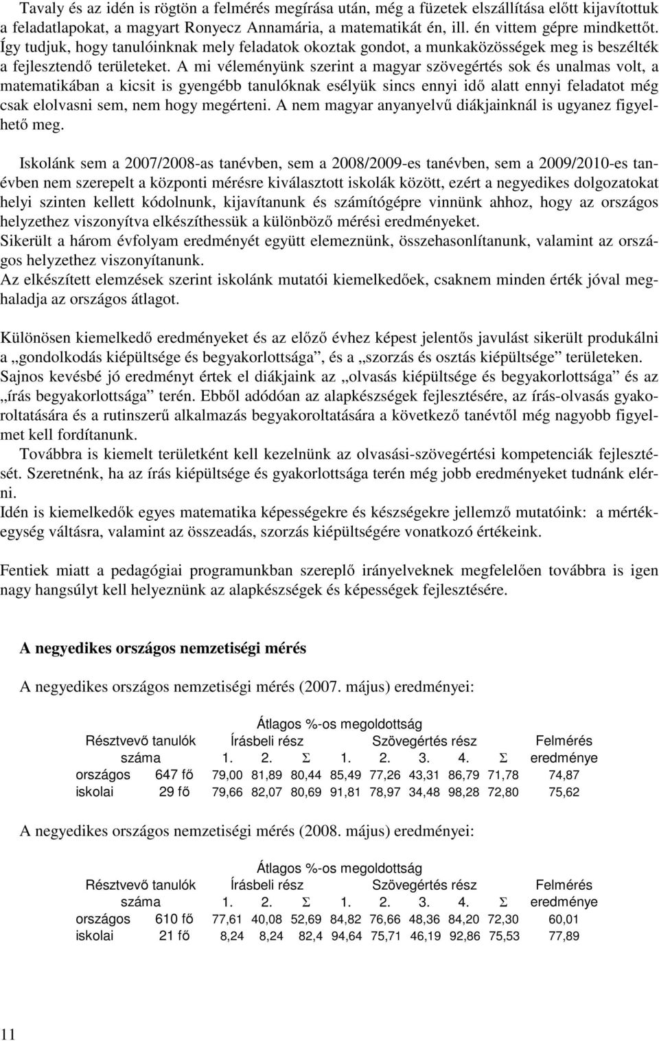 A mi véleményünk szerint a magyar szövegértés sok és unalmas volt, a matematikában a kicsit is gyengébb tanulóknak esélyük sincs ennyi idő alatt ennyi feladatot még csak elolvasni sem, nem hogy