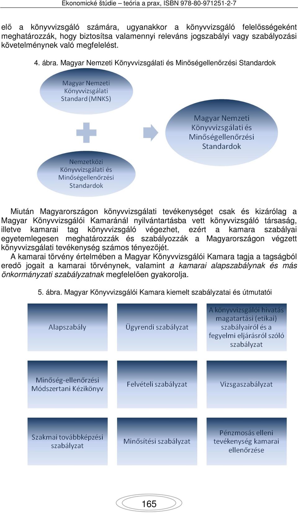 könyvvizsgáló társaság, illetve kamarai tag könyvvizsgáló végezhet, ezért a kamara szabályai egyetemlegesen meghatározzák és szabályozzák a Magyarországon végzett könyvvizsgálati tevékenység számos
