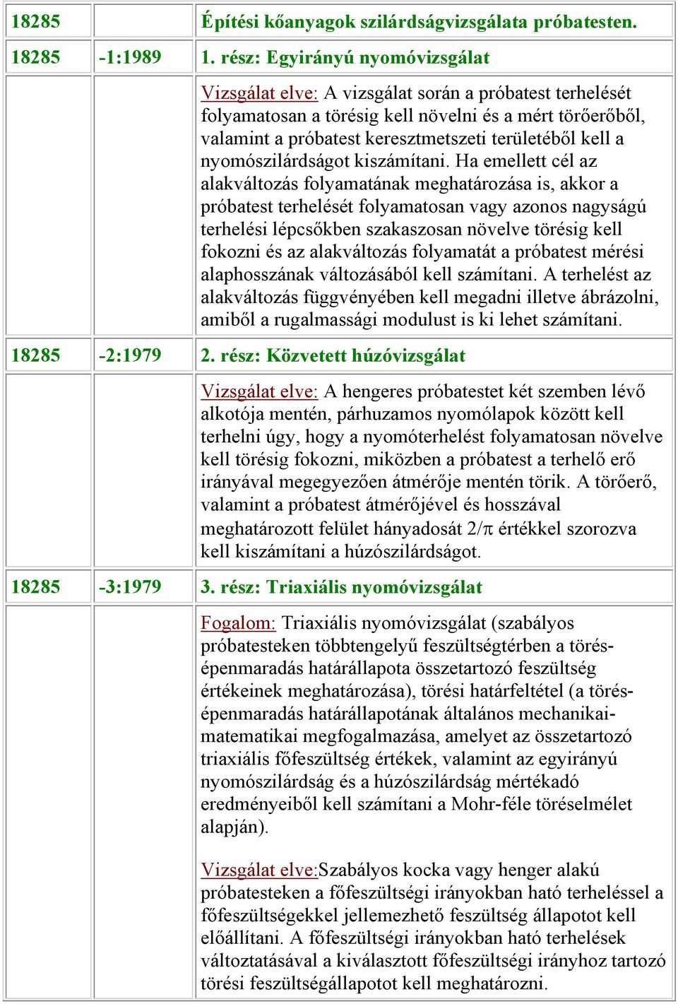 a nyomószilárdságot kiszámítani.