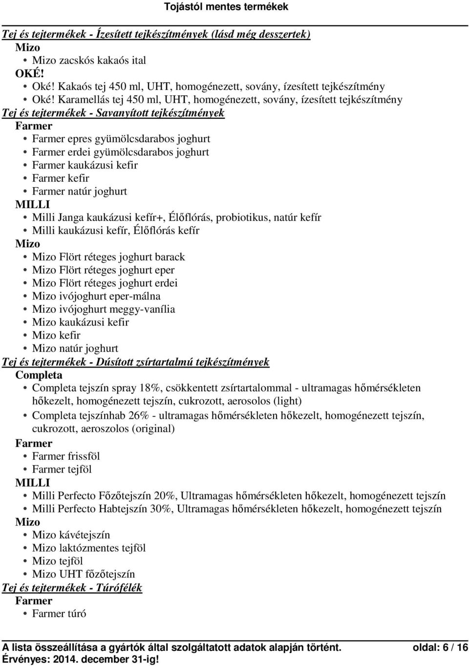 joghurt Farmer kaukázusi kefir Farmer kefir Farmer natúr joghurt MILLI Milli Janga kaukázusi kefír+, Élőflórás, probiotikus, natúr kefír Milli kaukázusi kefír, Élőflórás kefír Flört réteges joghurt