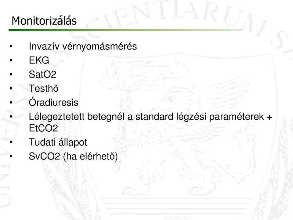 betegnél a standard légzési paraméterek