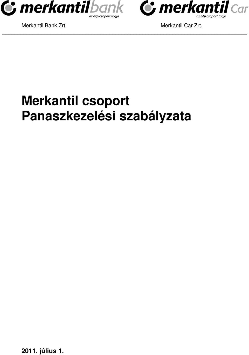 Merkantil csoport