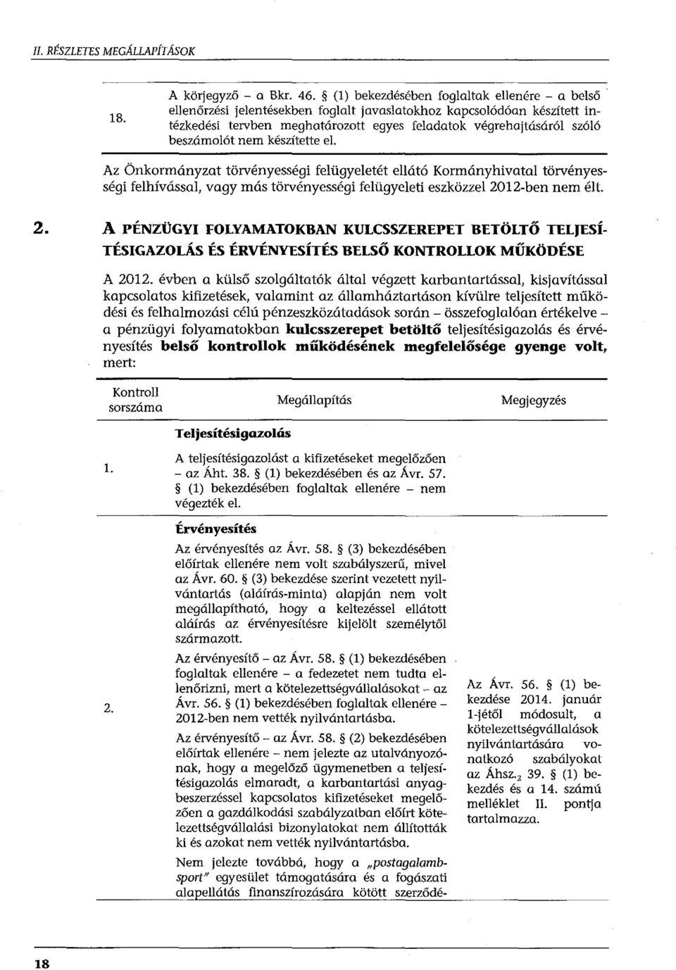 nem készítette el. Az Önkormányzat törvényességi felügyeletét ellátó Kormányhivatal törvényességi felhívással, vagy más törvényességi felügyeleti eszközzel 20