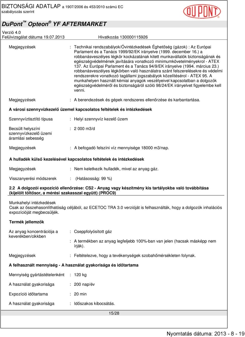 Az Európai Parlament és a Tanács 94/9/EK irányelve (1994. március 23.