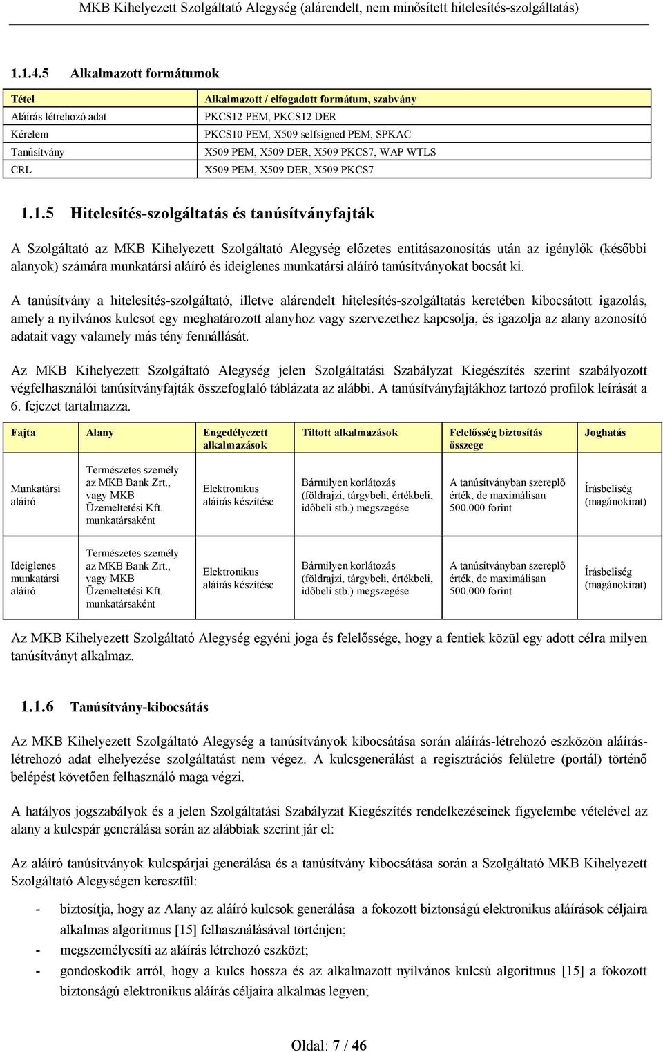 DER, X509 PKCS7, WAP WTLS X509 PEM, X509 DER, X509 PKCS7 1.