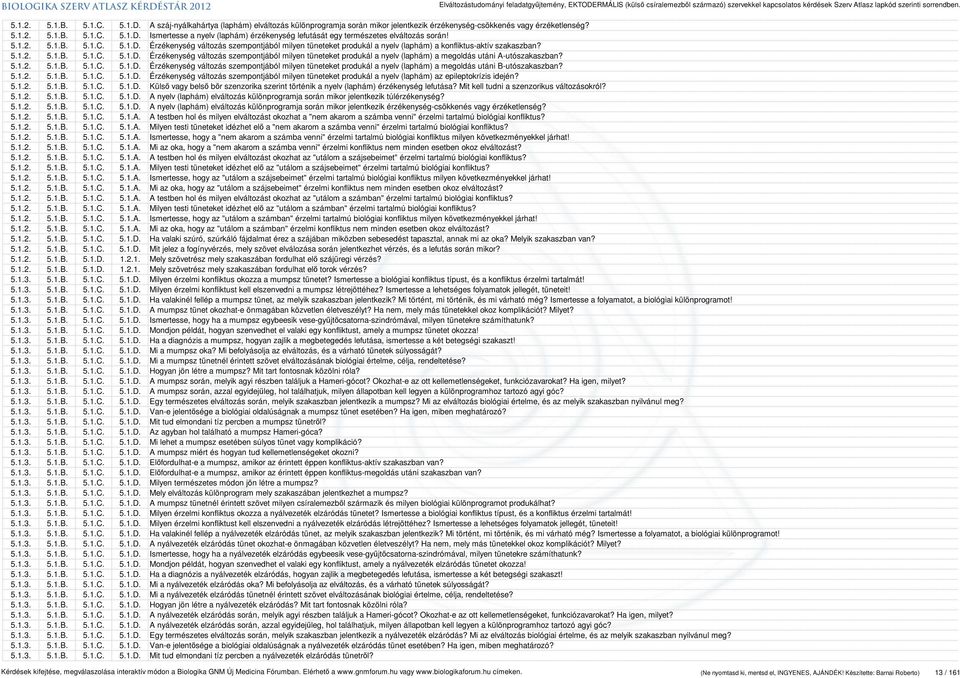 5.1.2. 5.1.B. 5.1.C. 5.1.D. Érzékenység változás szempontjából milyen tüneteket produkál a nyelv (laphám) a megoldás utáni B-utószakaszban? 5.1.2. 5.1.B. 5.1.C. 5.1.D. Érzékenység változás szempontjából milyen tüneteket produkál a nyelv (laphám) az epileptokrízis idején?