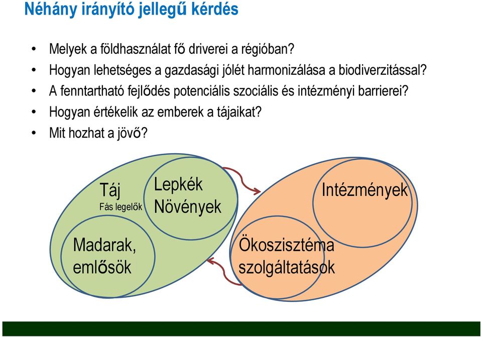 A fenntartható fejlődés potenciális szociális és intézményi barrierei?