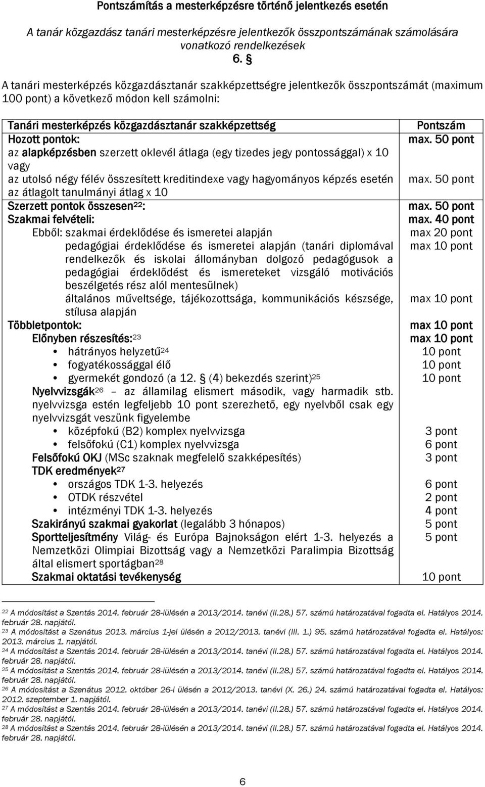 az alapképzésben szerzett oklevél átlaga (egy tizedes jegy pontossággal) x 10 vagy az utolsó négy félév összesített kreditindexe vagy hagyományos képzés esetén az átlagolt tanulmányi átlag x 10