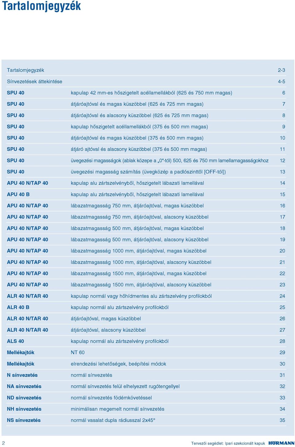 ( és 00 mm magas) 11 SPU 0 üvegezési magasságok (ablak közepe a 0 -tól) 00, és 0 mm lamellamagasságokhoz 1 SPU 0 üvegezési magasság számítás (üvegközép a padlószinttől [OFF-tól]) 1 APU 0 N/TAP 0