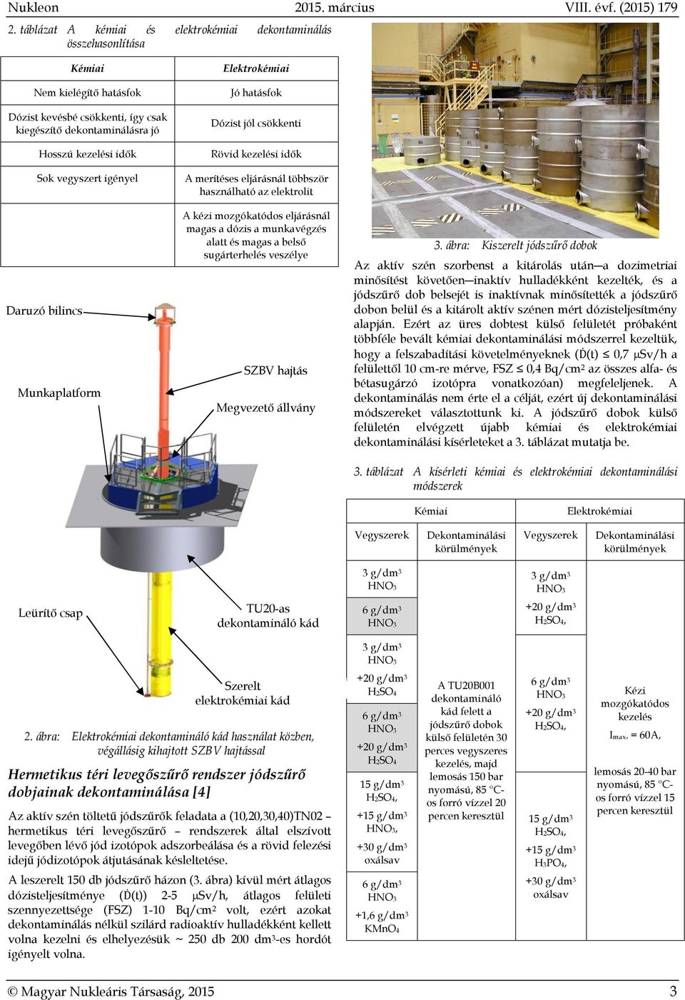 a munkavégzés alatt és magas a belső sugárterhelés veszélye SZBV hajtás Megvezető állvány 3.