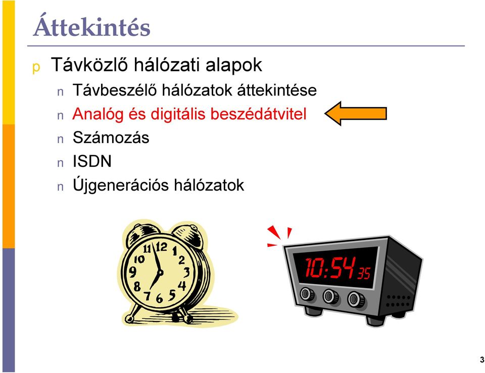 Analóg és digitális beszédátvitel