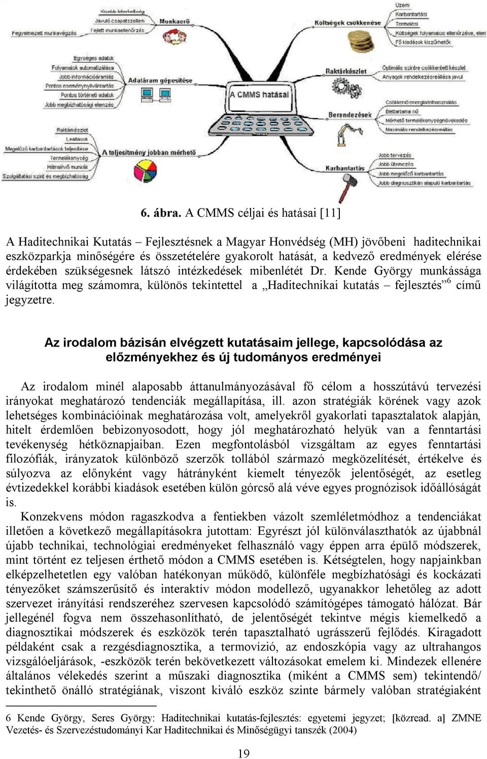 elérése érdekében szükségesnek látszó intézkedések mibenlétét Dr. Kende György munkássága világította meg számomra, különös tekintettel a Haditechnikai kutatás fejlesztés 6 című jegyzetre.