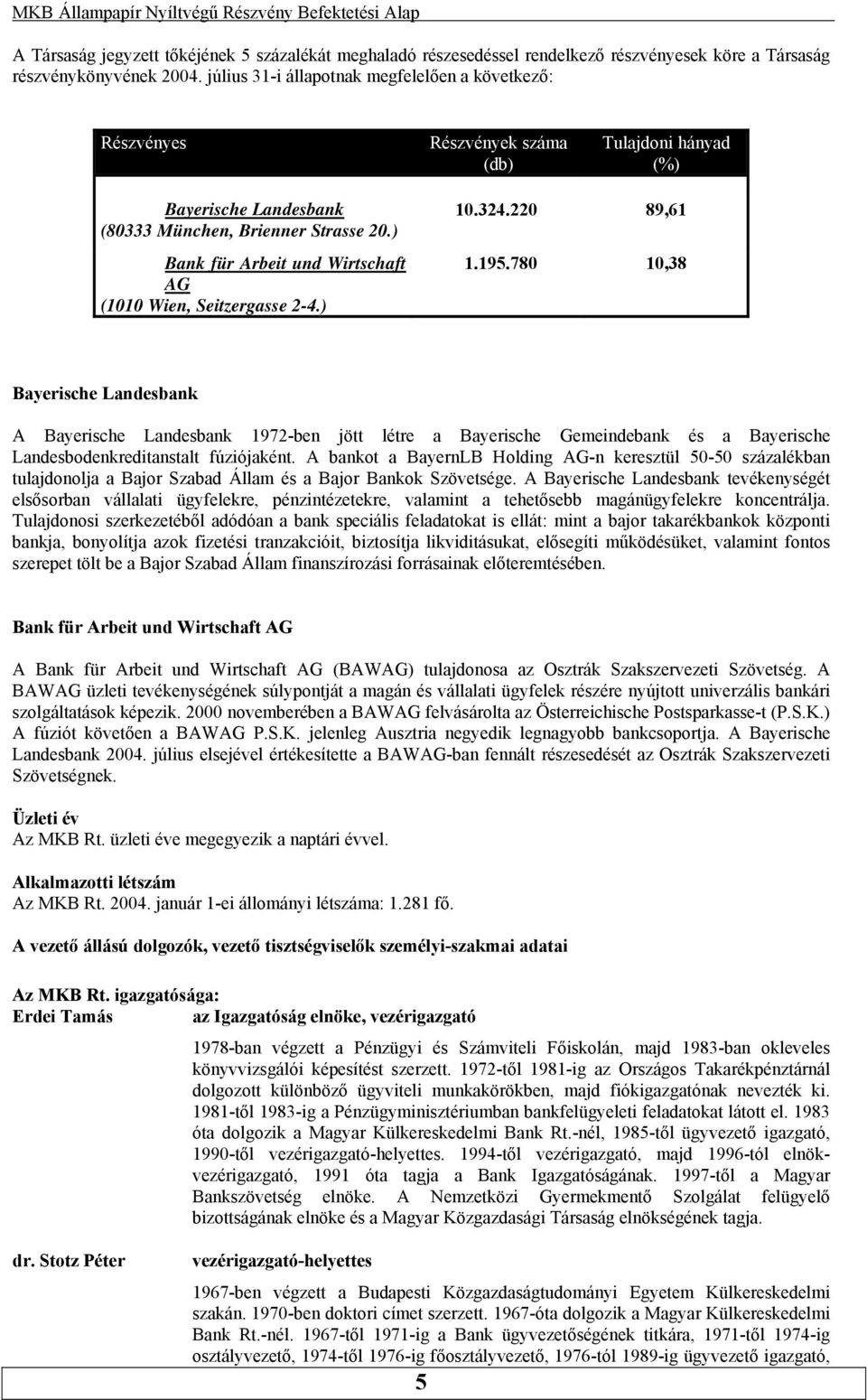 Landesbank A Bayerische Landesbank 1972-ben jött létre a Bayerische Gemeindebank és a Bayerische Landesbodenkreditanstalt fúziójaként A bankot a BayernLB Holding AG-n keresztül 50-50 százalékban