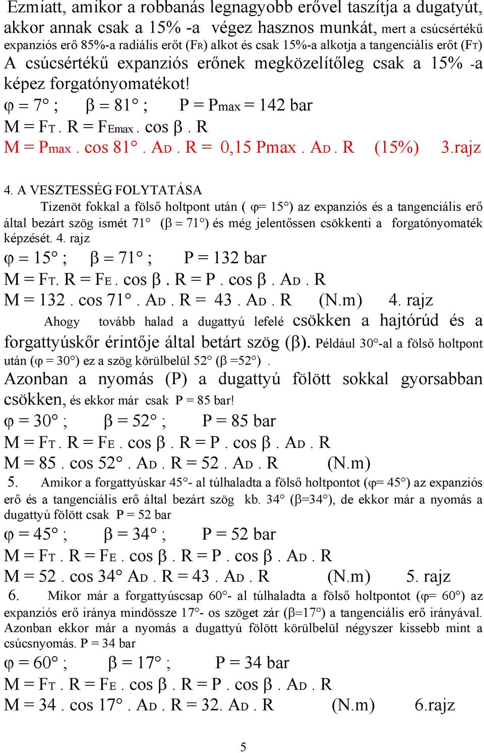 R = 0,15 Pmax. AD. R (15%) 3.rajz 4.