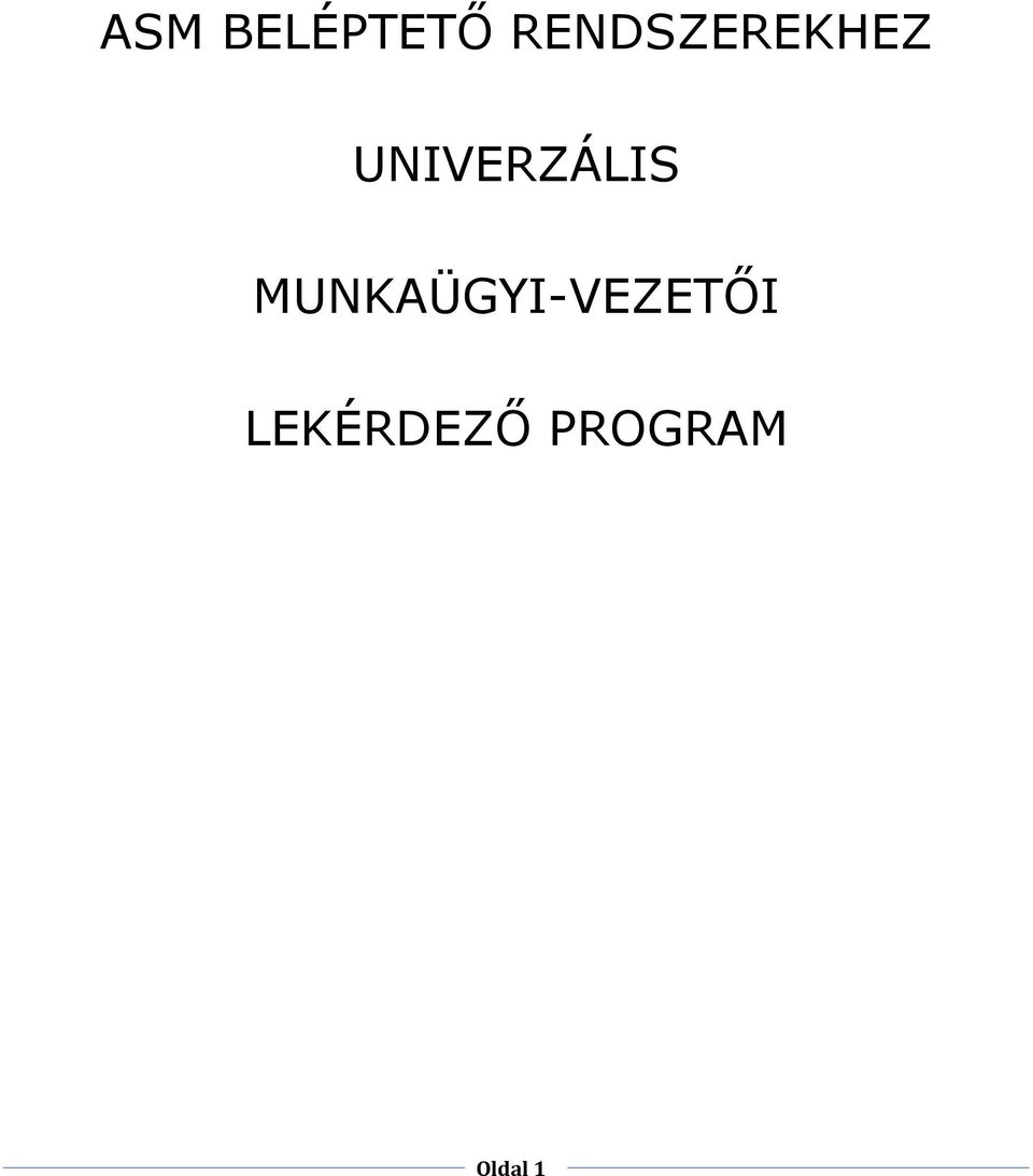 UNIVERZÁLIS