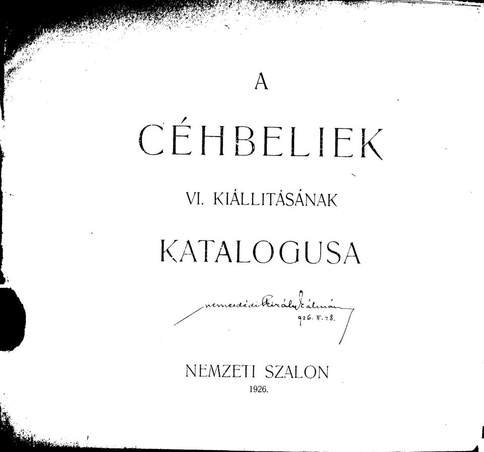 KATALÓGUSA T.