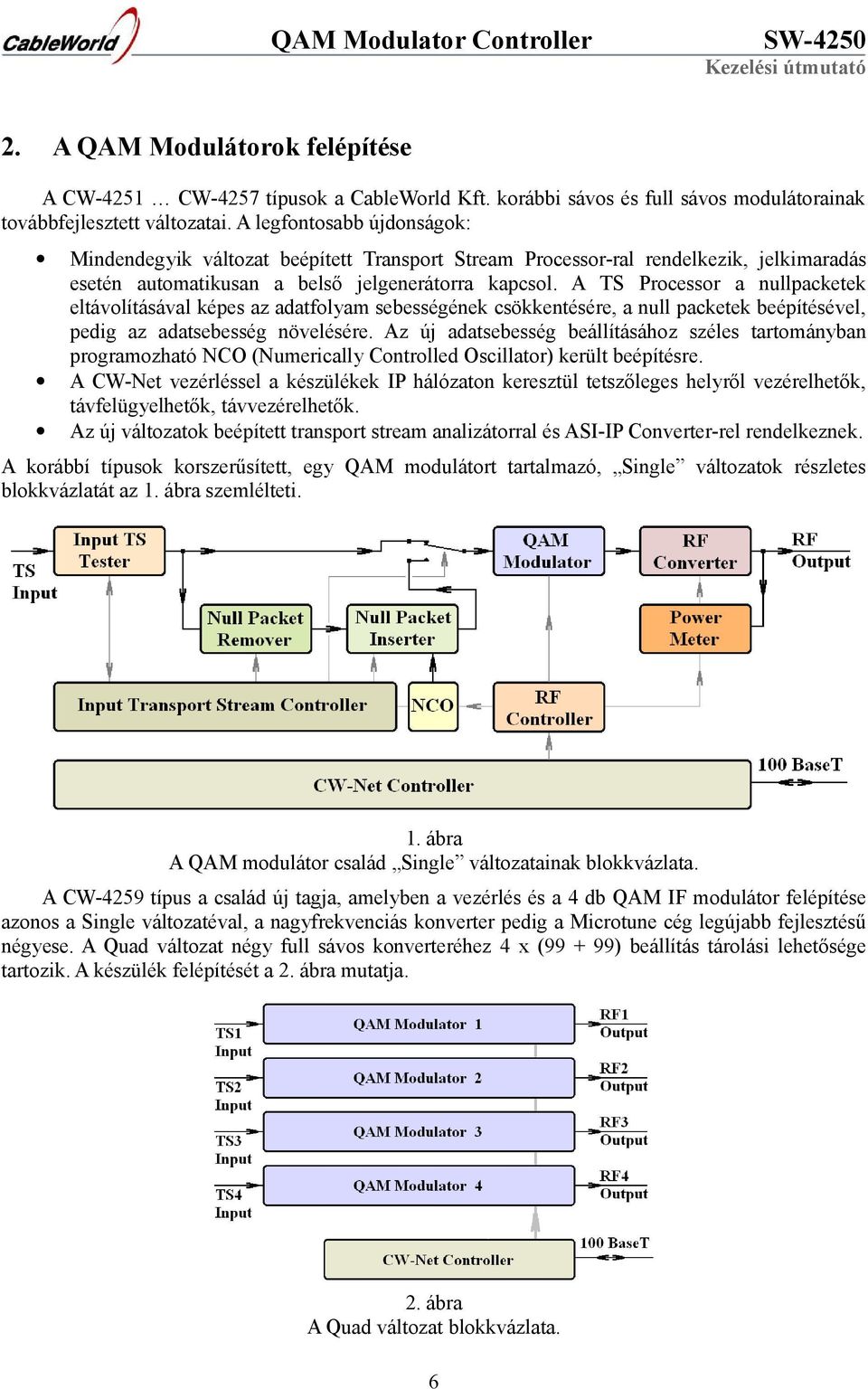 A TS Processor a nullpacketek eltávolításával képes az adatfolyam sebességének csökkentésére, a null packetek beépítésével, pedig az adatsebesség növelésére.