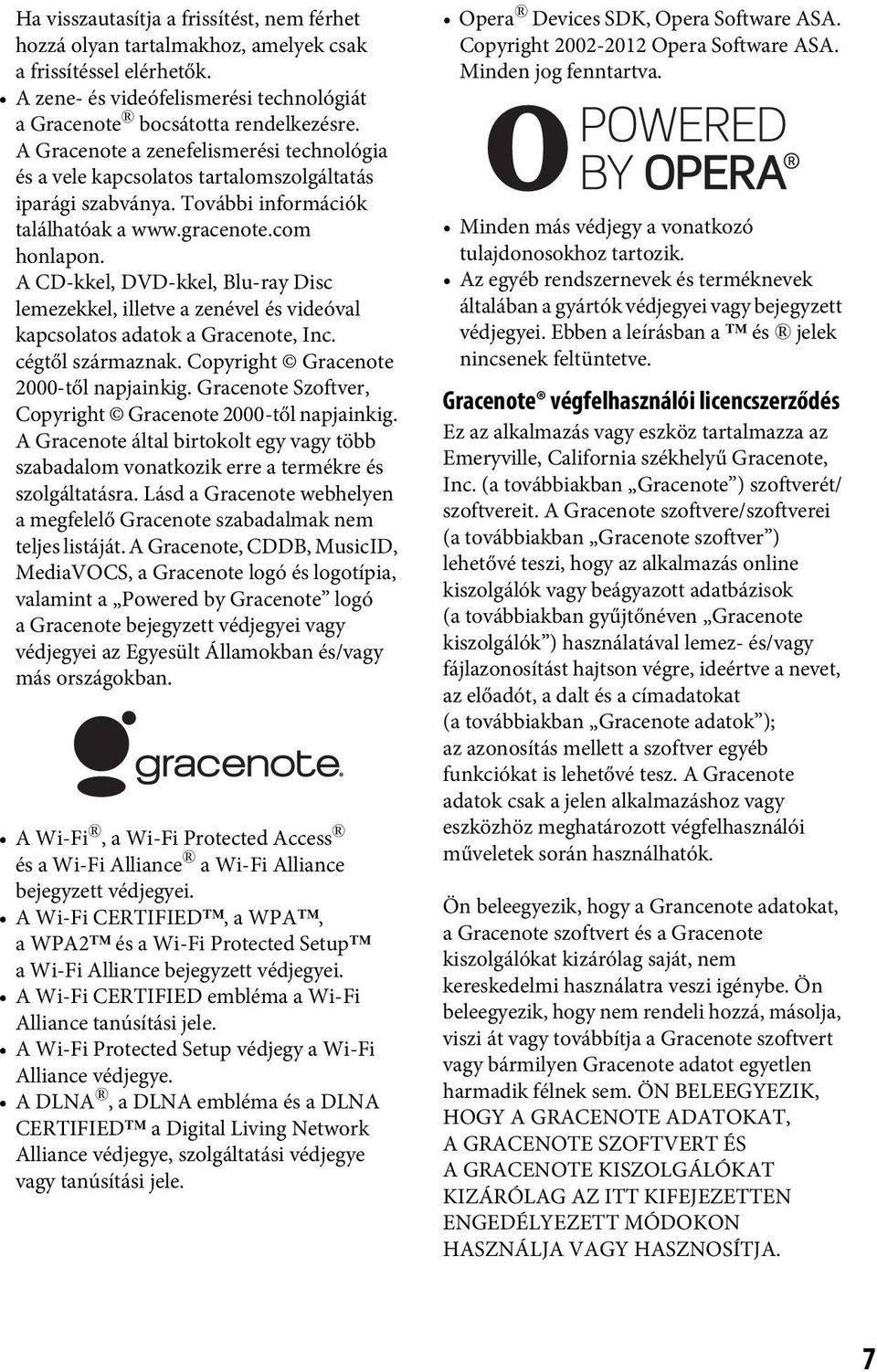 A CD-kkel, DVD-kkel, Blu-ray Disc lemezekkel, illetve a zenével és videóval kapcsolatos adatok a Gracenote, Inc. cégtől származnak. Copyright Gracenote 2000-től napjainkig.