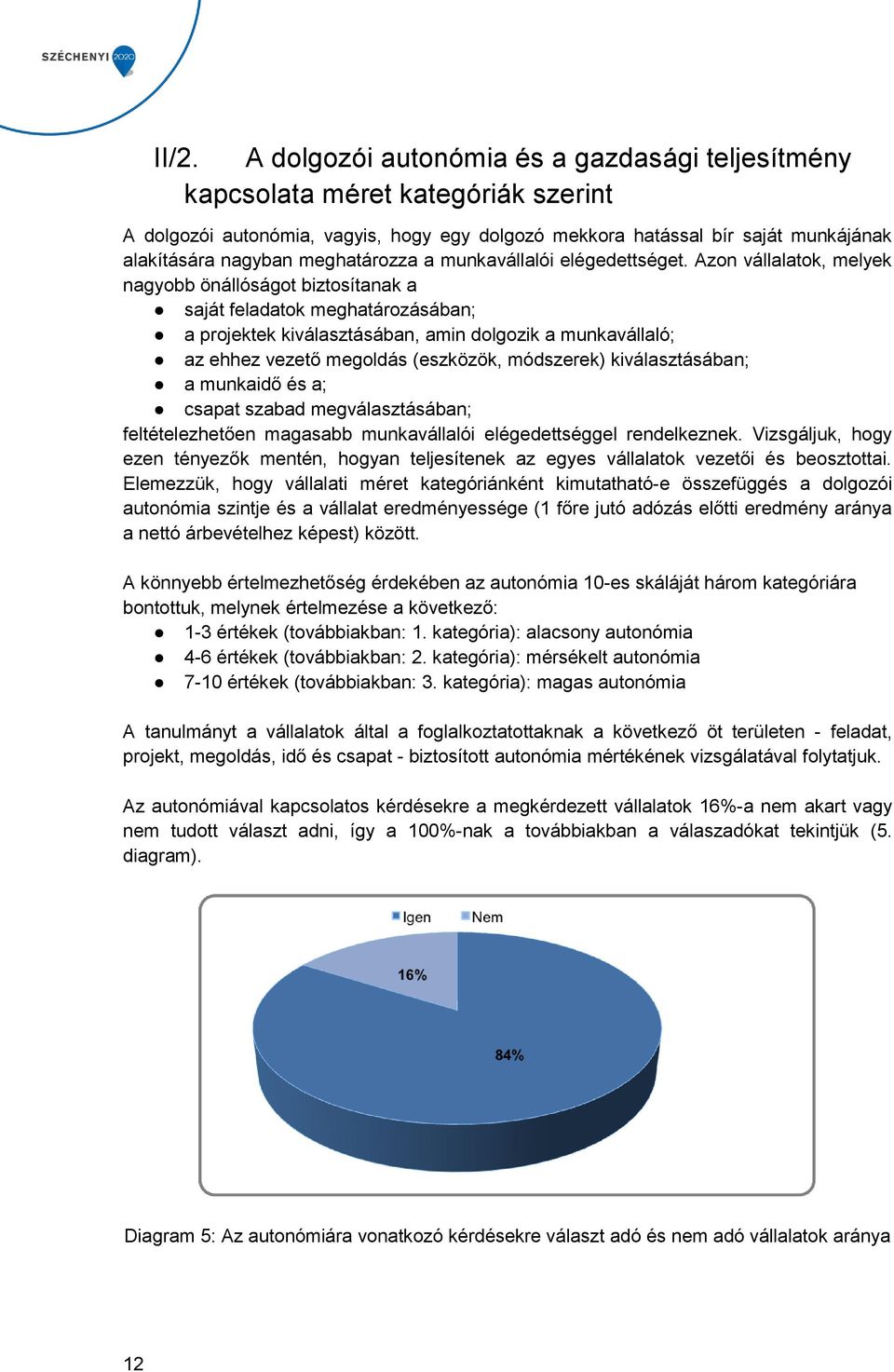 Azon vállalatok, melyek nagyobb önállóságot biztosítanak a saját feladatok meghatározásában; a projektek kiválasztásában, amin dolgozik a munkavállaló; az ehhez vezető megoldás (eszközök, módszerek)