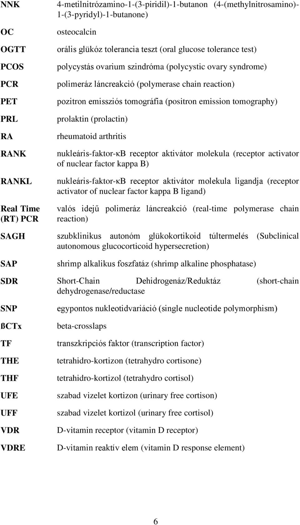 emission tomography) prolaktin (prolactin) rheumatoid arthritis nukleáris-faktor-κb receptor aktivátor molekula (receptor activator of nuclear factor kappa B) nukleáris-faktor-κb receptor aktivátor