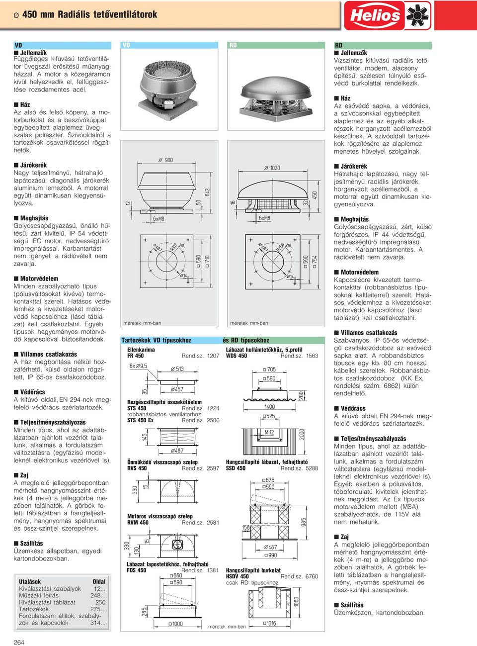 RD RD Vízszintes kifúvású radiális tető ventilátor, modern, alacsony építésű, szélesen túlnyúló eső védő burkolattal rendelkezik.