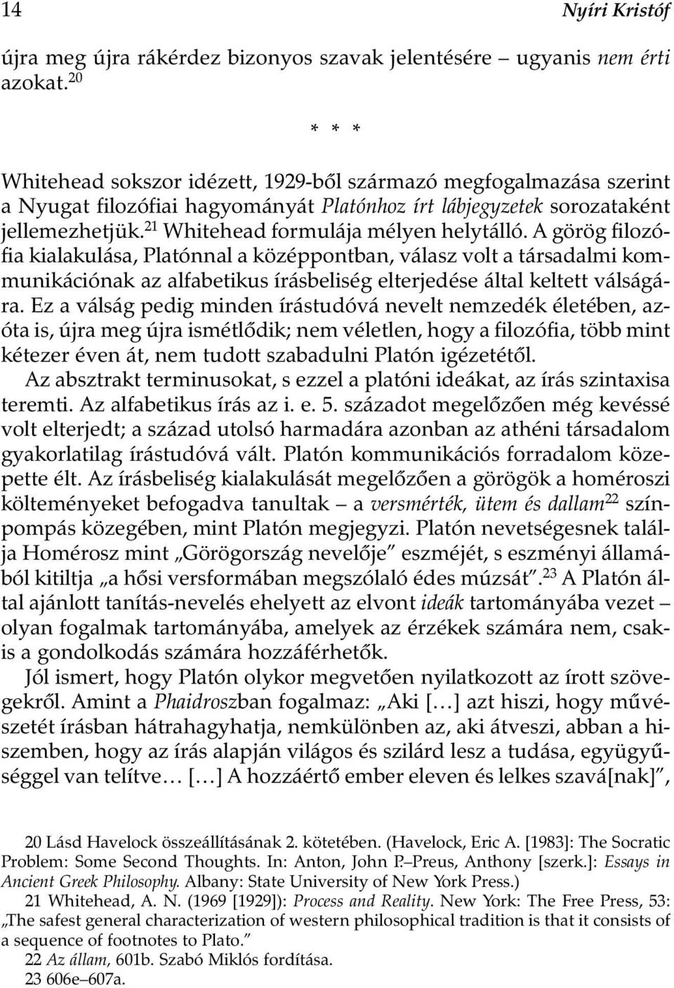 21 Whitehead formulája mélyen helytálló.