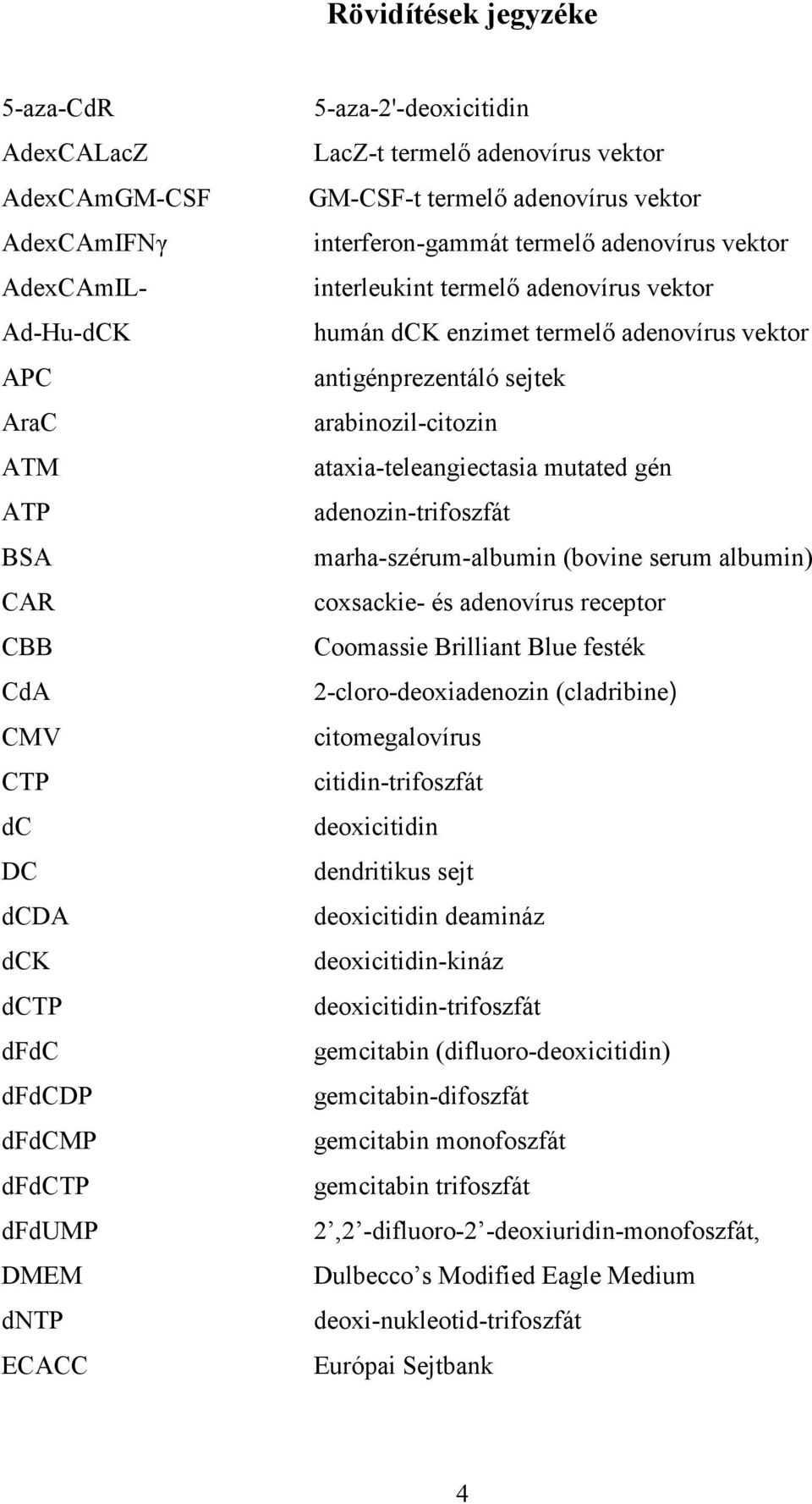 adenovírus vektor antigénprezentáló sejtek arabinozil-citozin ataxia-teleangiectasia mutated gén adenozin-trifoszfát marha-szérum-albumin (bovine serum albumin) coxsackie- és adenovírus receptor