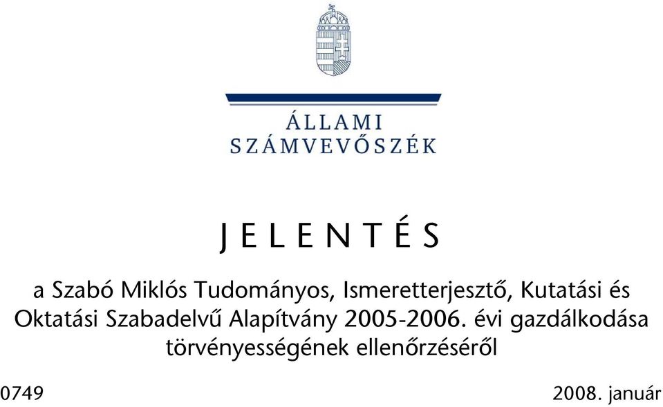 Szabadelvű Alapítvány 2005-2006.