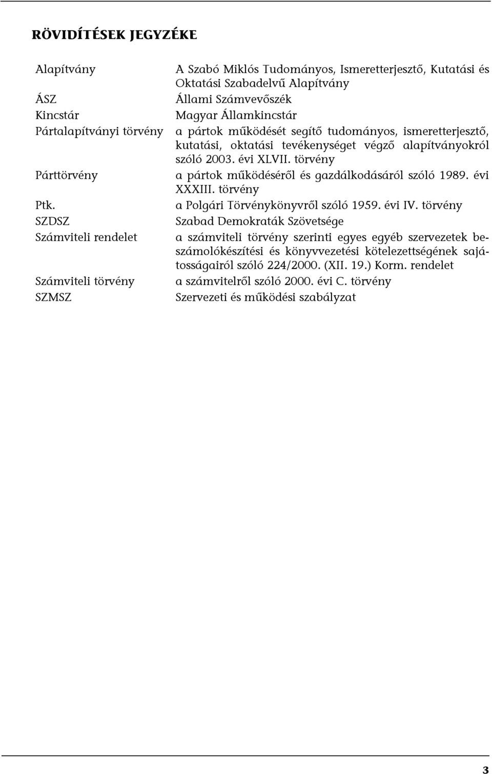 törvény Párttörvény a pártok működéséről és gazdálkodásáról szóló 1989. évi XXXIII. törvény Ptk. a Polgári Törvénykönyvről szóló 1959. évi IV.