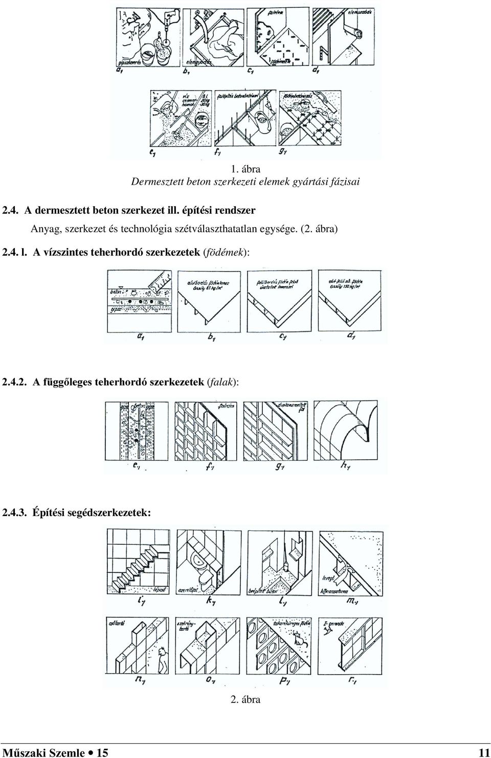 építési rendszer Anyag, szerkezet és technológia szétválaszthatatlan egysége. (.