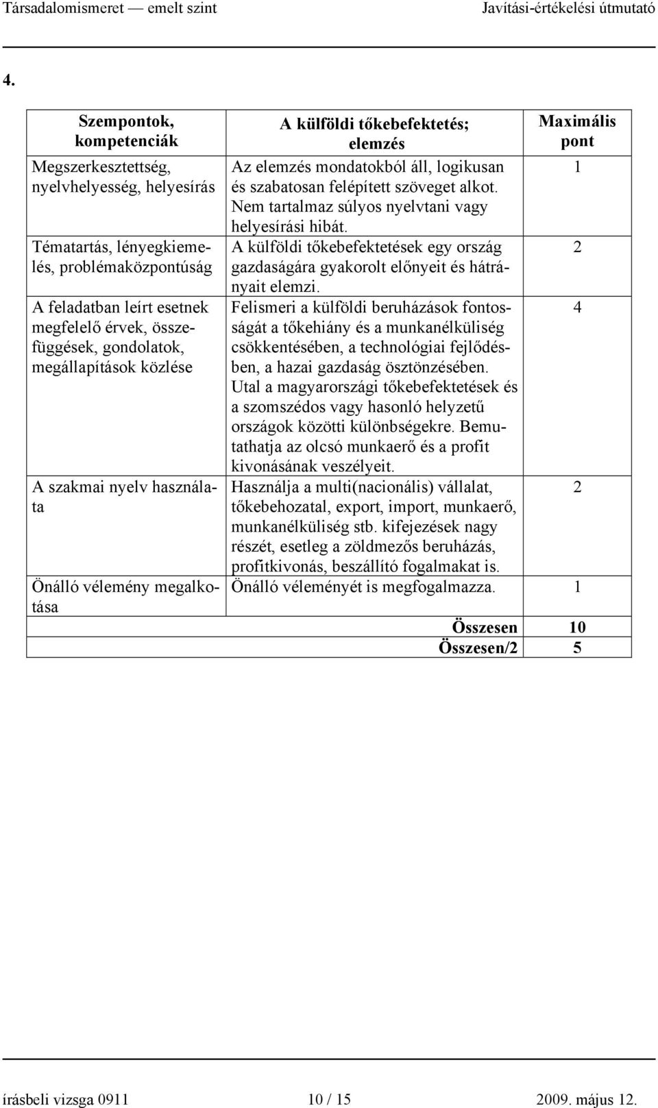 A külföldi tőkebefektetések egy ország gazdaságára gyakorolt előnyeit és hátrányait elemzi.