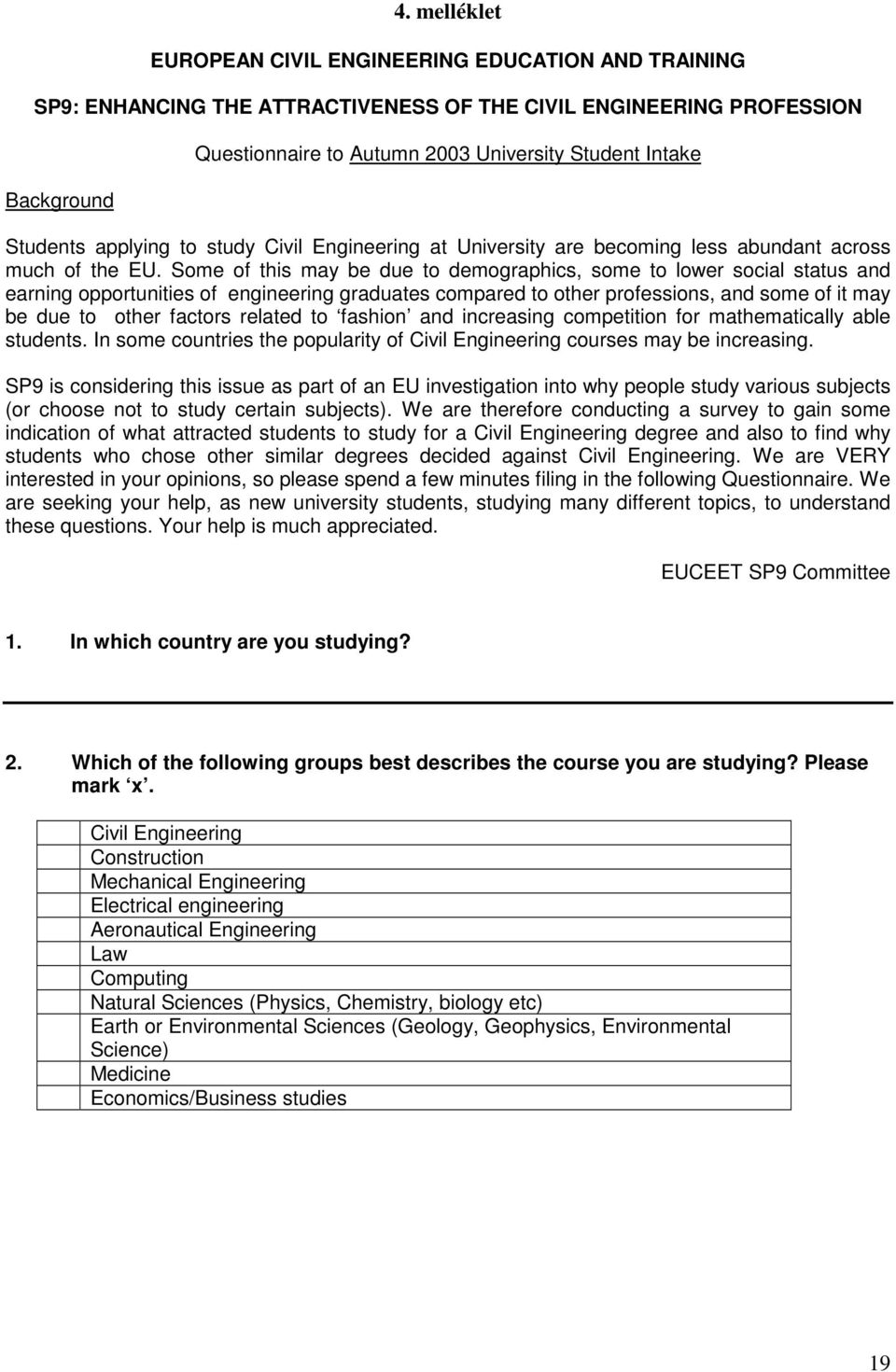 Some of this may be due to demographics, some to lower social status and earning opportunities of engineering graduates compared to other professions, and some of it may be due to other factors