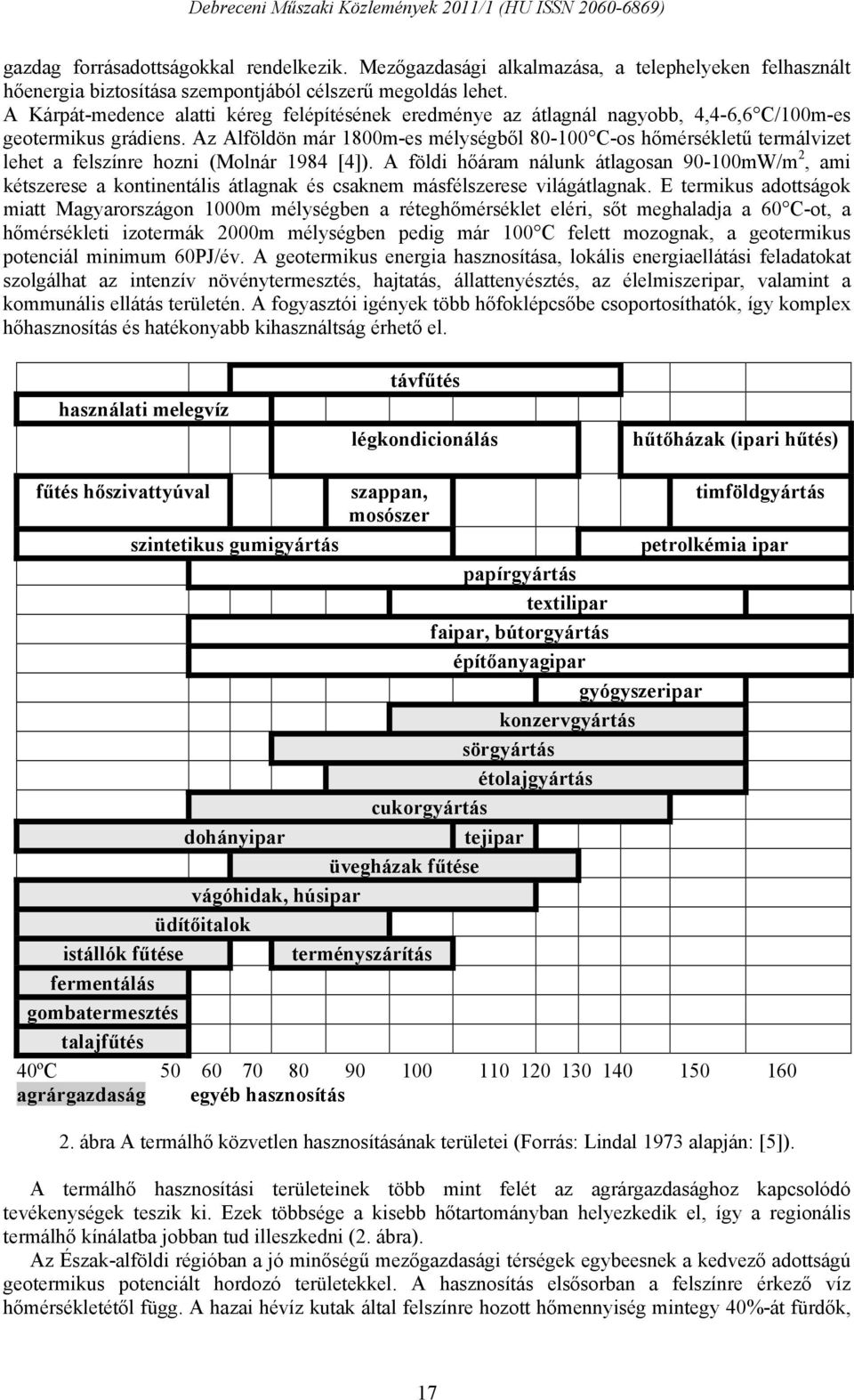 Az Alföldön már 1800m-es mélységből 80-100 C-os hőmérsékletű termálvizet lehet a felszínre hozni (Molnár 1984 [4]).