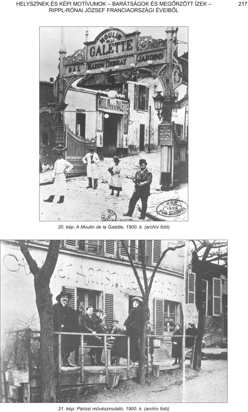 kép: A Moulin de la Galette, 1900. k.