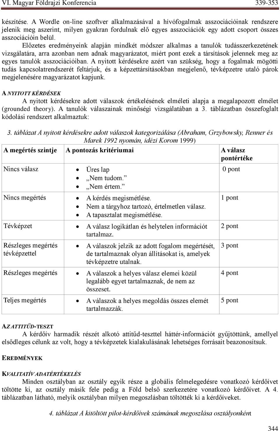 Előzetes eredményeink alapján mindkét módszer alkalmas a tanulók tudásszerkezetének vizsgálatára, arra azonban nem adnak magyarázatot, miért pont ezek a társítások jelennek meg az egyes tanulók