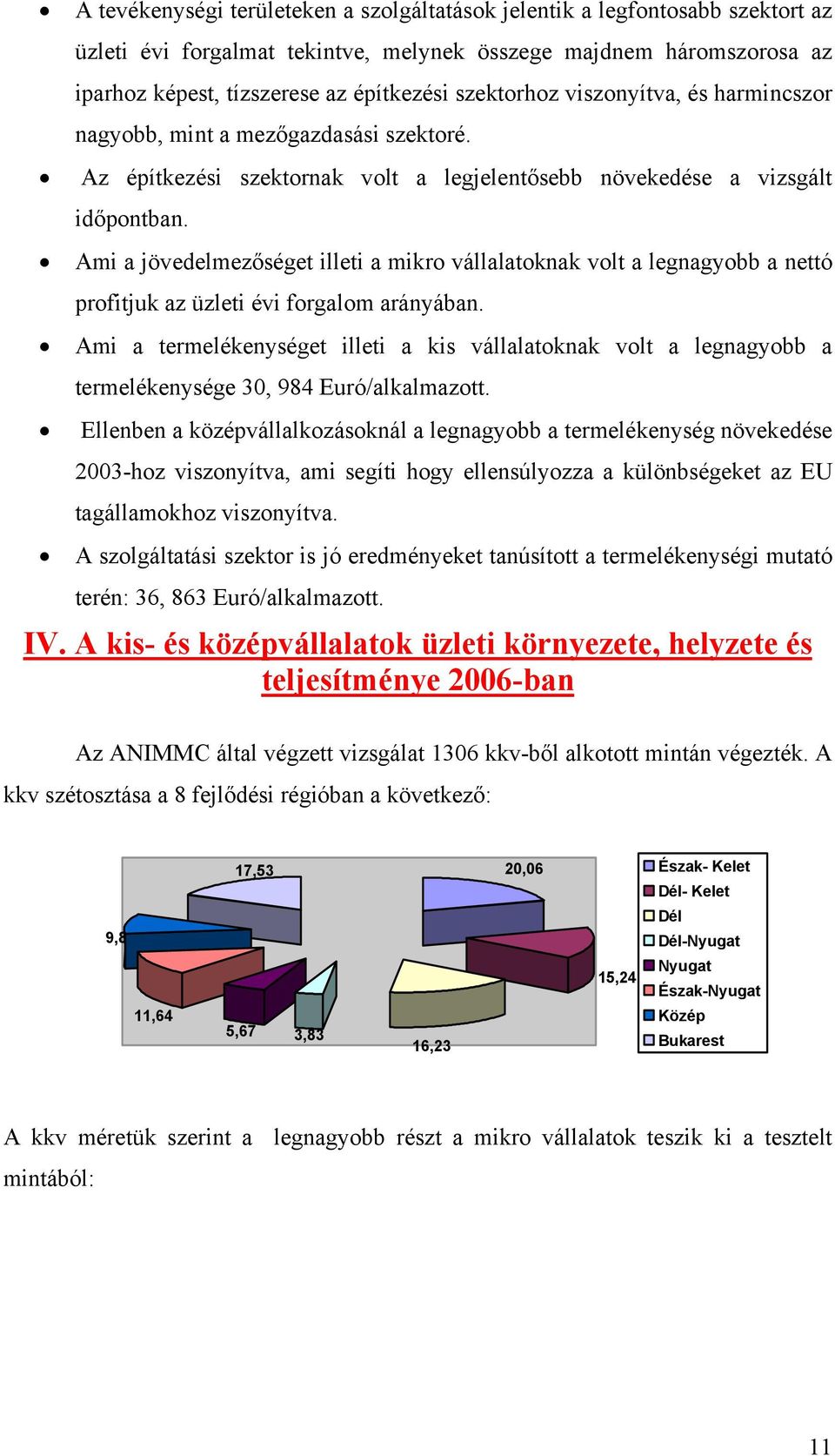 Ami a jövedelmezőséget illeti a mikro vállalatoknak volt a legnagyobb a nettó profitjuk az üzleti évi forgalom arányában.