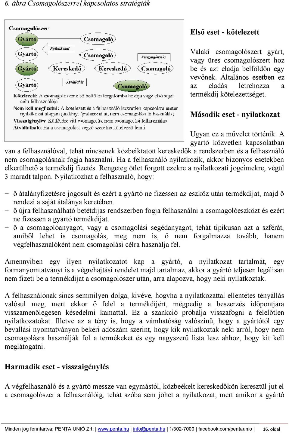 A gyártó közvetlen kapcsolatban van a felhasználóval, tehát nincsenek közbeiktatott kereskedők a rendszerben és a felhasználó nem csomagolásnak fogja használni.