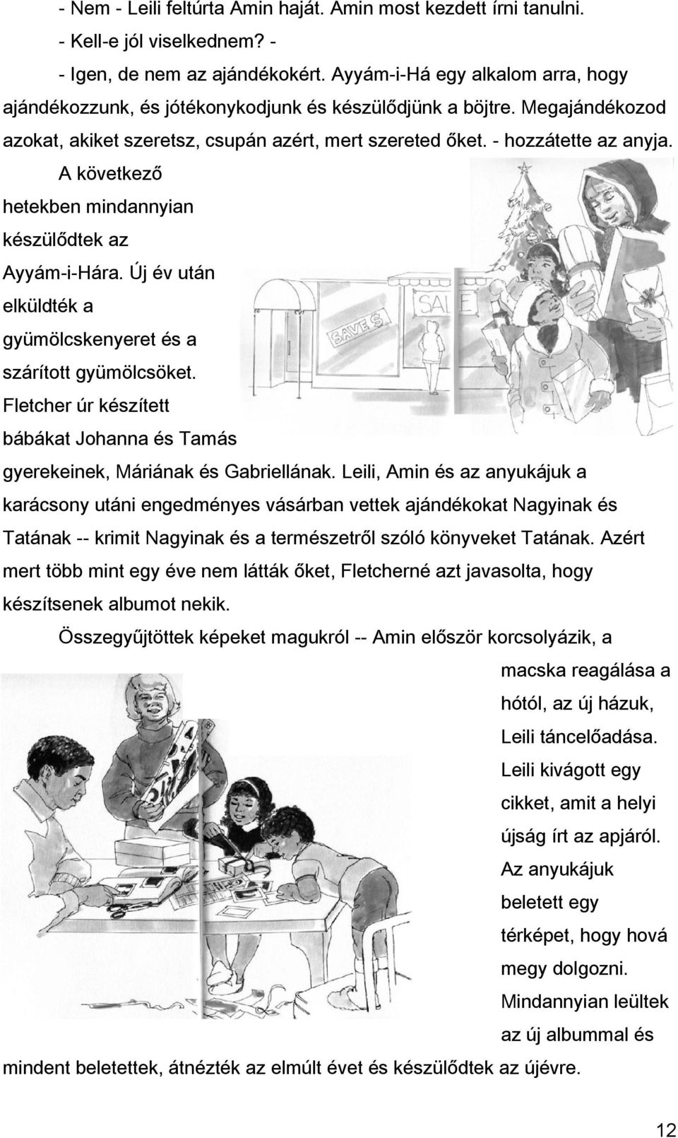 A következő hetekben mindannyian készülődtek az Ayyám-i-Hára. Új év után elküldték a gyümölcskenyeret és a szárított gyümölcsöket.