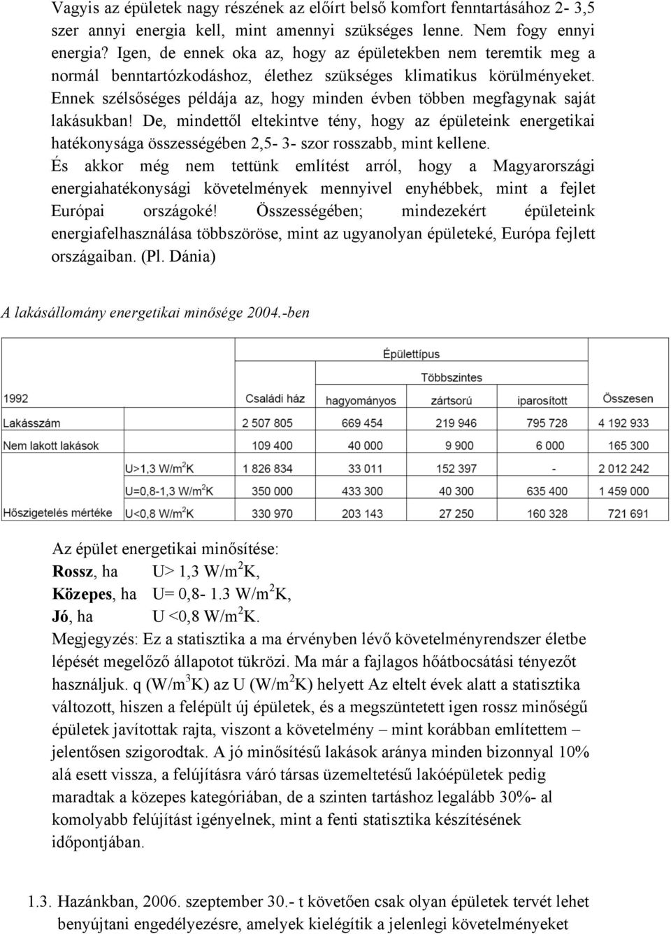 Ennek szélsőséges példája az, hogy minden évben többen megfagynak saját lakásukban!